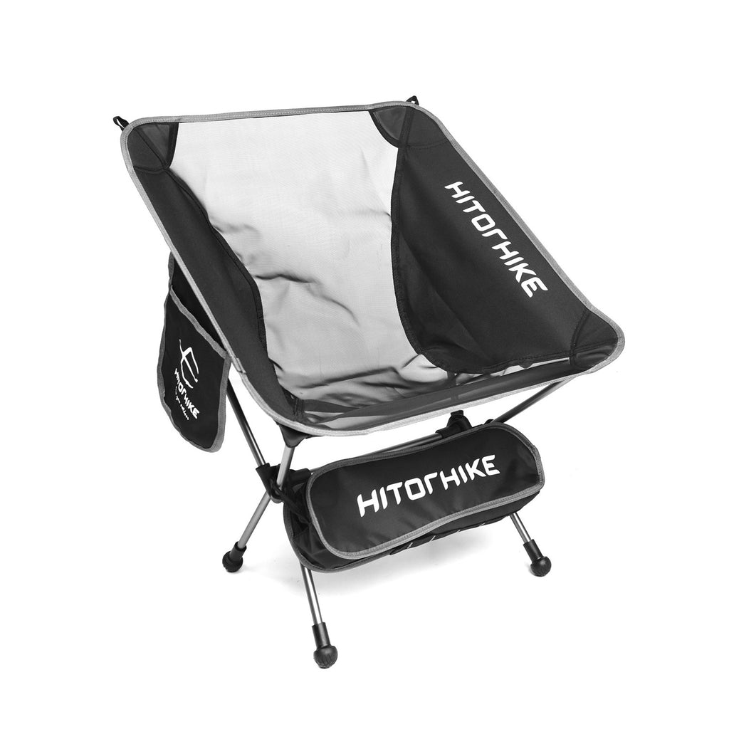 Hitorhike lightweight camping chair in black